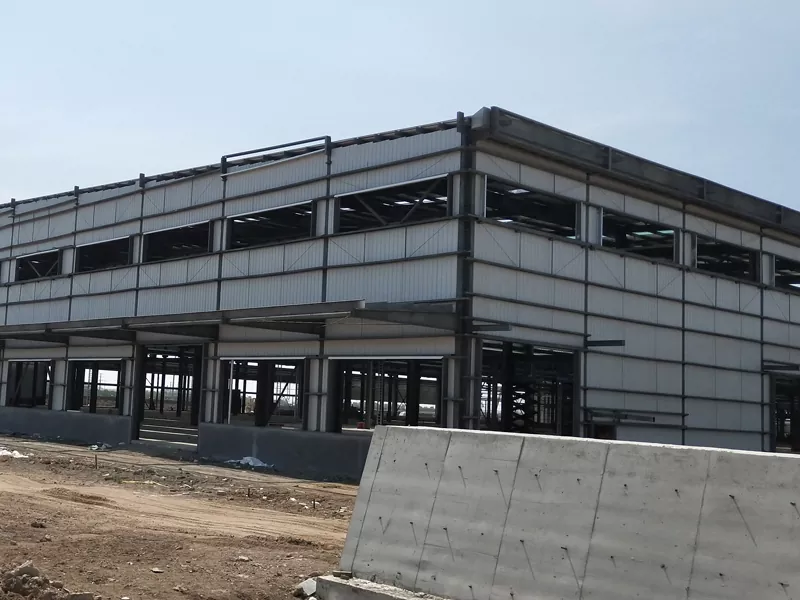 Dayanıklı çelik yapısı depolama