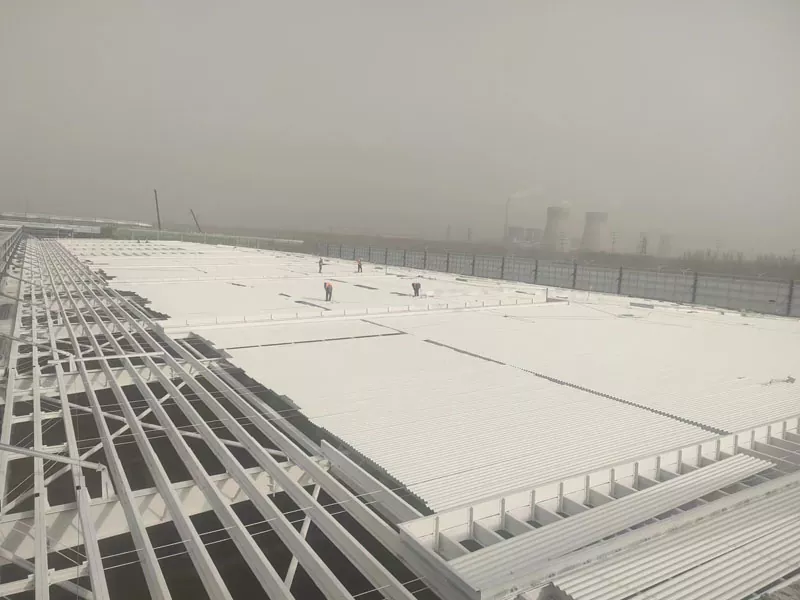 Endüstriyel çelik bina inşaatı