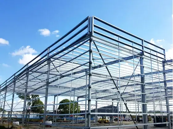Depo için pratik ve güzel prefabrik metal çelik bina