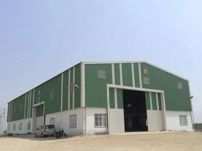 Pratik ve güzel prefabrik metal depo binası