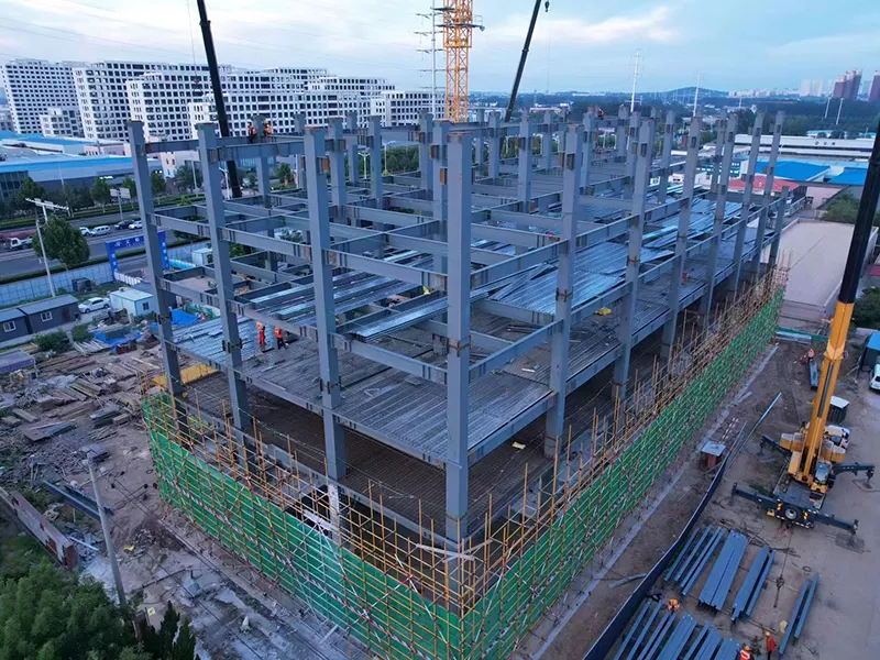 Hızlı bir şekilde inşa edilmiş prefabrik hastane inşaatı